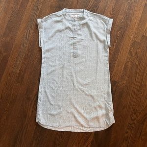 Vineyard Vines - Womens Shirt Dress - 16 - Blue & White